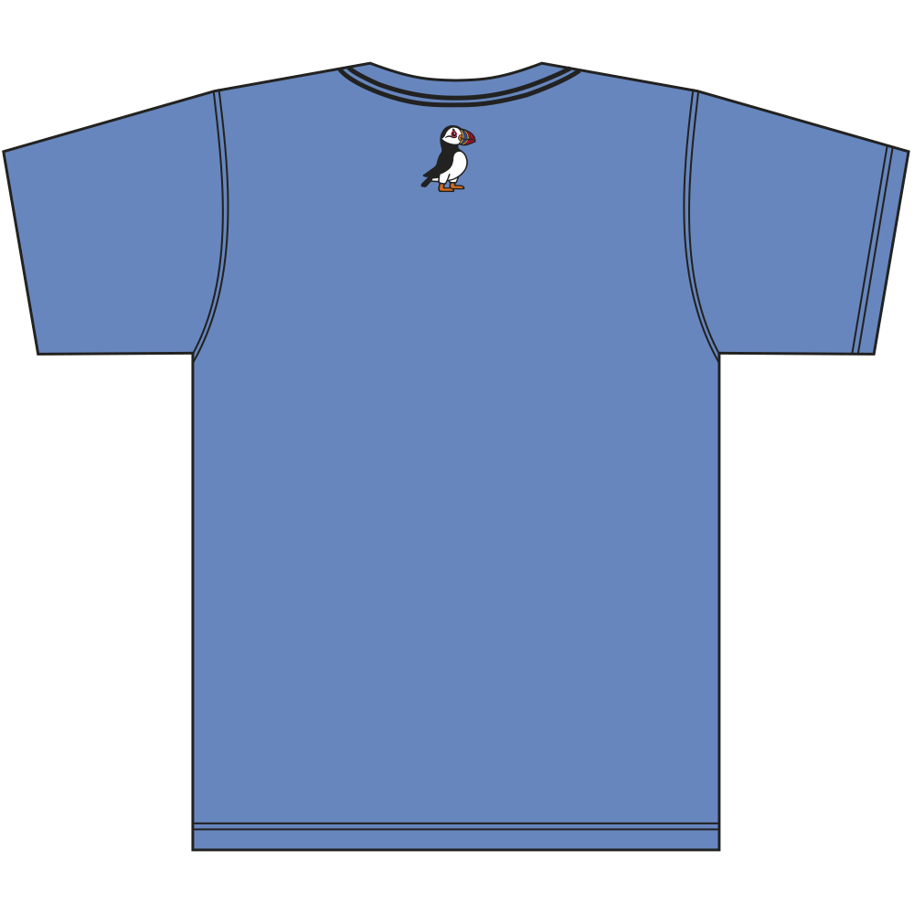 T-SHIRT VOKSEN SØPAPEGØJER BLÅ 2