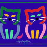 KORT 2 KATTE INDAD NAVY