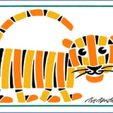 KORT TIGER HVID