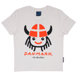T-SHIRT BØRN VIKING HVID
