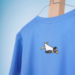 T-SHIRT VOKSEN PINGVIN BLÅ 4
