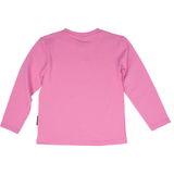 T-SHIRT BØRN LANGÆRMET FLAMINGO PINK 3