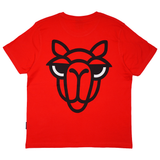 T-SHIRT VOKSEN KAMEL RØD 2