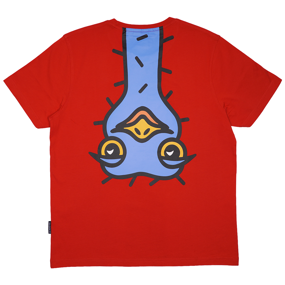 T-SHIRT VOKSEN STRUDS RØD 2