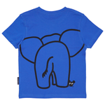 T-SHIRT BØRN ELEFANT BLÅ 2