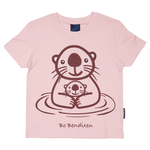 T-SHIRT BØRN HAVODDER MED BABY PINK 1