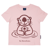 T-SHIRT BØRN HAVODDER MED BABY PINK 1