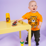 T-SHIRT BØRN TIGER ORANGE