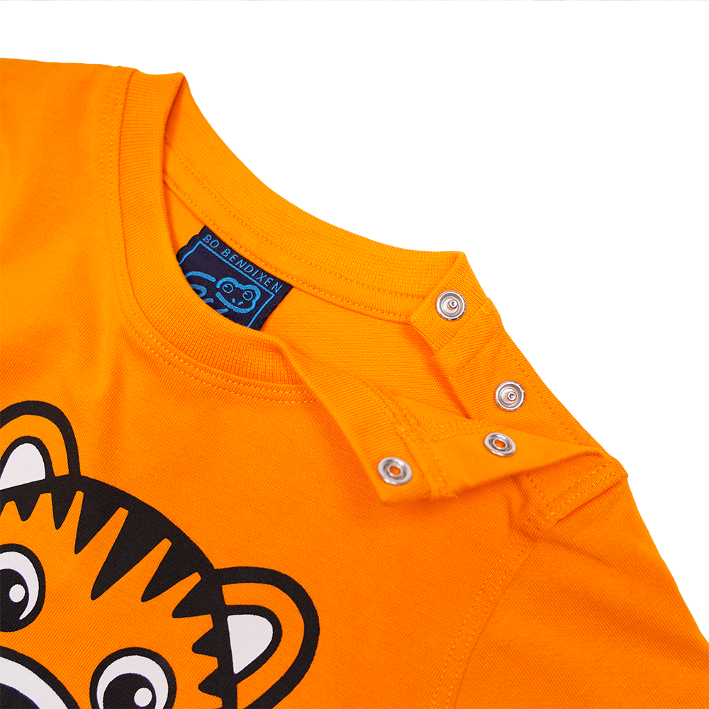 T-SHIRT LANGÆRMET BABY TIGER ORANGE 2