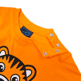 T-SHIRT LANGÆRMET BABY TIGER ORANGE 2