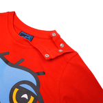 T-SHIRT LANGÆRMET BABY STRUDS RØD 3