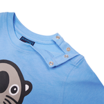 T-SHIRT LANGÆRMET BABY HAVODDER MED BABY LYSEBLÅ 3