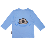 T-SHIRT LANGÆRMET BABY HAVODDER MED BABY LYSEBLÅ 2