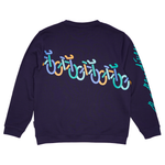 SWEATSHIRT VOKSEN M RUND HALS UPHILL DOWNHILL NAVY 2