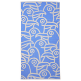 HÅNDKLÆDE SJOVE MÅGER CREME/LYSEBLÅ 50 X 100 2
