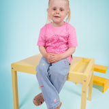 T-SHIRT BØRN FLAMINGO PINK