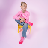 SWEATSHIRT BØRN SÆL PINK