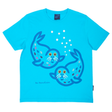 T-SHIRT VOKSEN 2 SÆLER TURKIS