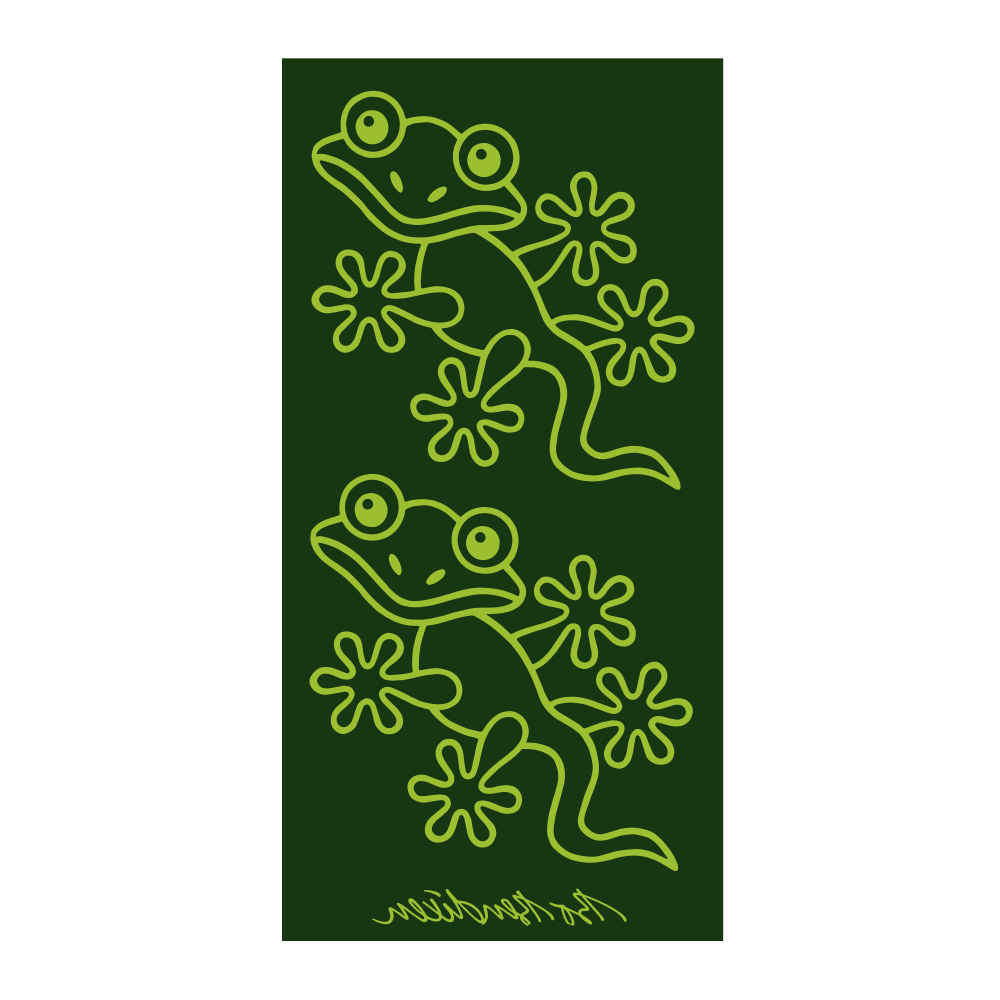 HÅNDKLÆDE GEKKO LIME 50 X 100  2