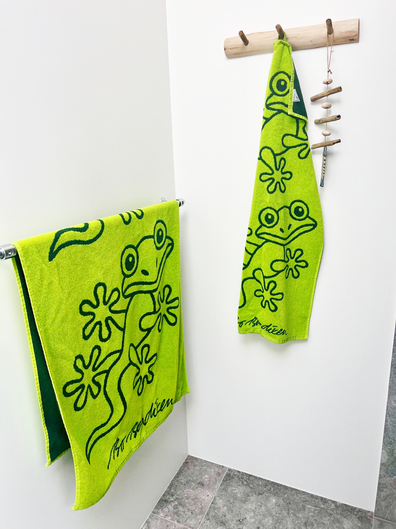 HÅNDKLÆDE GEKKO LIME 50 X 100  3
