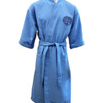 KIMONO VAFFEL PINDSVIN BLÅ 1