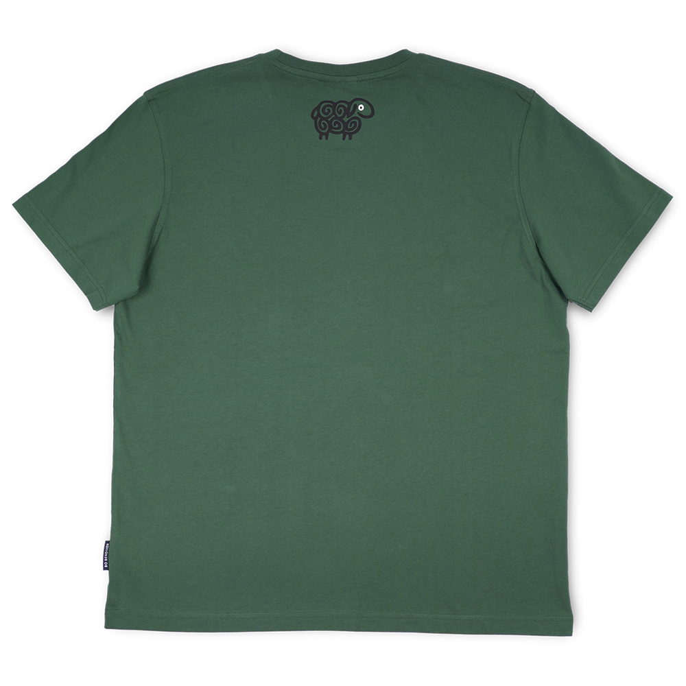 T-SHIRT VOKSEN BLACK SHEEP GRØN 2