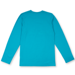 T-SHIRT VOKSEN LANGÆRMET 2 CYKLER TURKIS 2