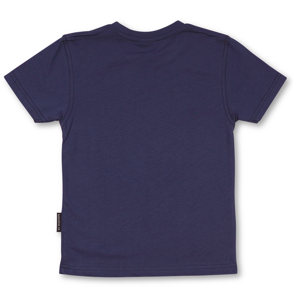 T-SHIRT BØRN VIKING SKIB NAVY 2