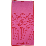 HÅNDKLÆDE FLAMINGO RØD 70 X 140  2