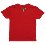 T-SHIRT VOKSEN GIRAF RØD 2