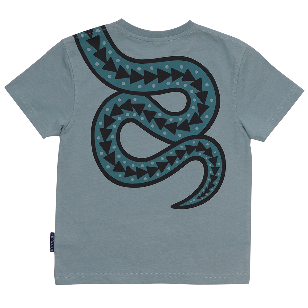 T-SHIRT BØRN SLANGE GRØN 2