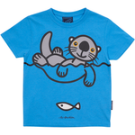 T-SHIRT BØRN HAVODDER BLÅ  1