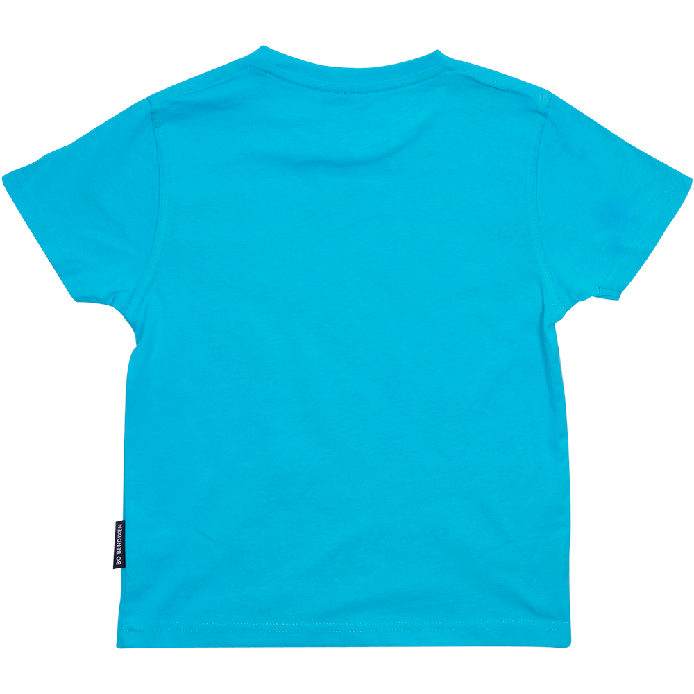 T-SHIRT BØRN RØD PANDA BLÅ 2
