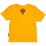 T-SHIRT BØRN GIRAF GUL 2