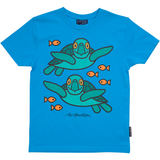 T-SHIRT BØRN HAVSKILDPADDE TURKIS 1