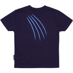 T-SHIRT BØRN TIGER HOVED MØRKEBLÅ 2