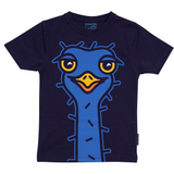T-SHIRT BØRN STRUDS NAVY 1