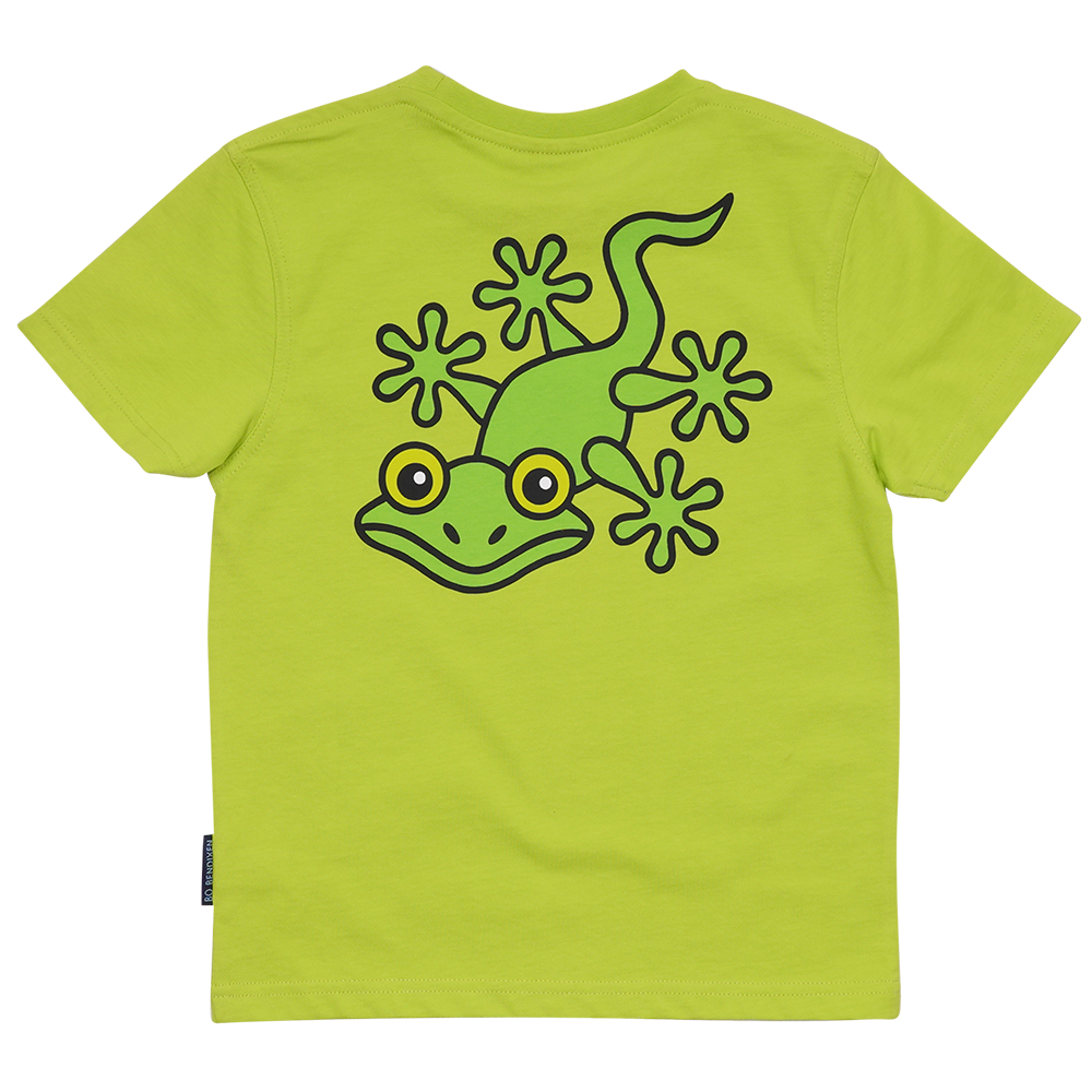 T-SHIRT BØRN GEKKO LIME 2
