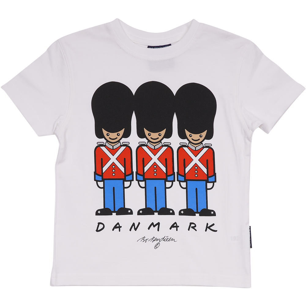 T-SHIRT BØRN GARDER HVID 1