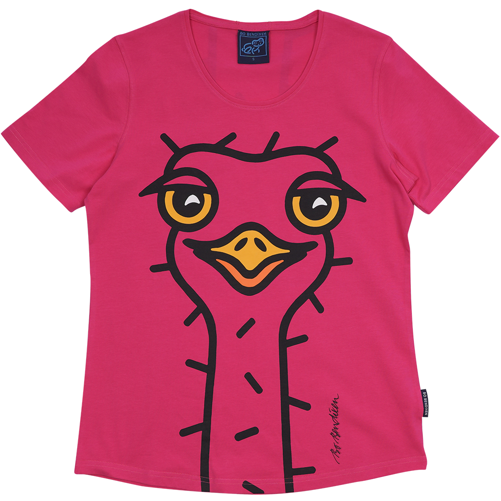 T-SHIRT SLIM FIT STRUDS PINK 1