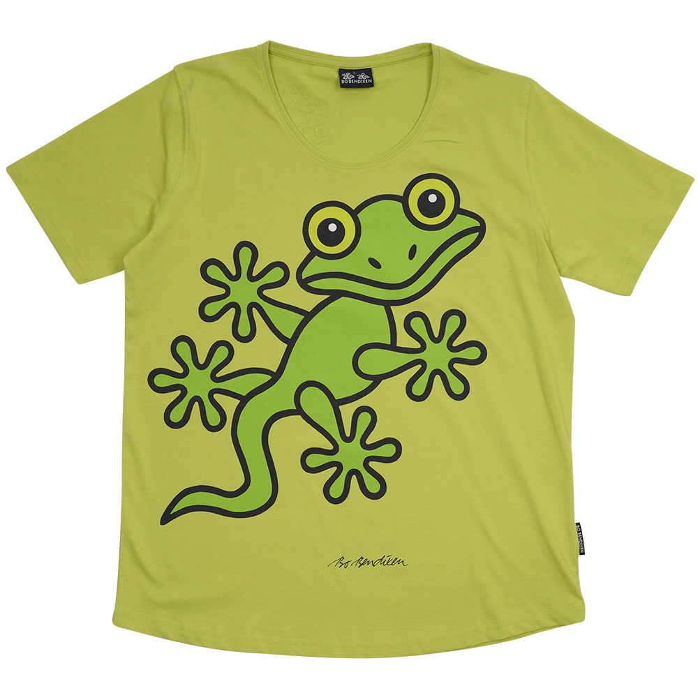 T-SHIRT SLIM FIT GEKKO LIME 1