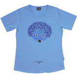 T-SHIRT SLIM FIT PINDSVIN LYSEBLÅ 1
