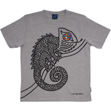 T-SHIRT VOKSEN KAMÆLEON GRÅ 3