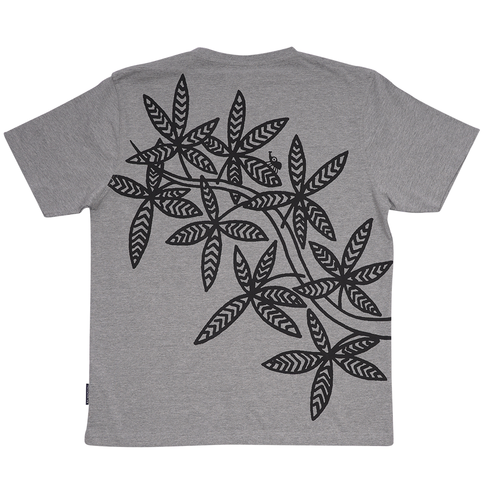 T-SHIRT VOKSEN KAMÆLEON GRÅ 2