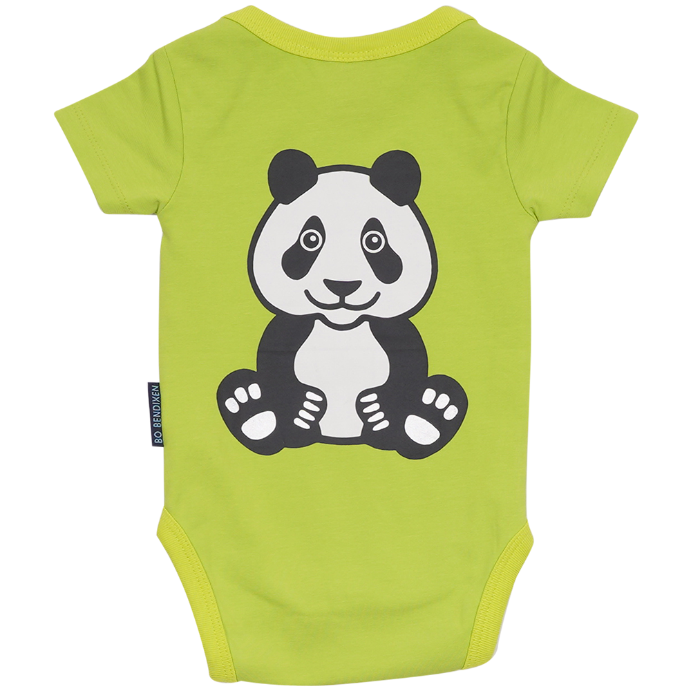 BODY KORTÆRMET PANDA LIME 2