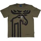 T-SHIRT VOKSEN ELG GRØN 1