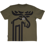 T-SHIRT VOKSEN ELG GRØN 2