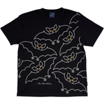 T-SHIRT VOKSEN FLAGERMUS SORT 1