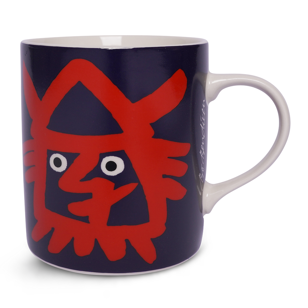 KRUS RØD VIKINGEHOVED NAVY 2