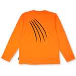 T-SHIRT VOKSEN LANGÆRMET TIGER ORANGE 6
